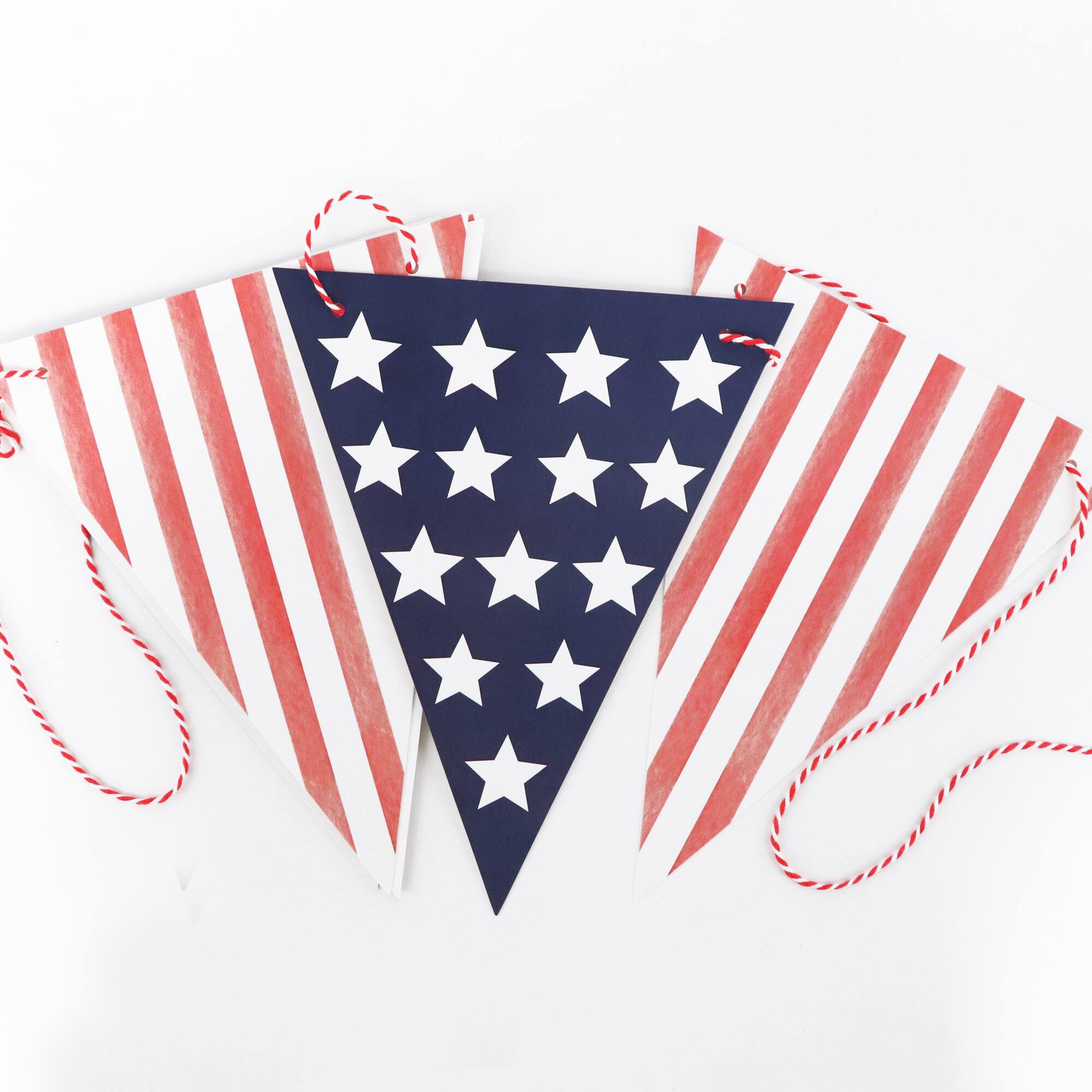 8ft. Red, White & Blue Flag Banner by Celebrate It™